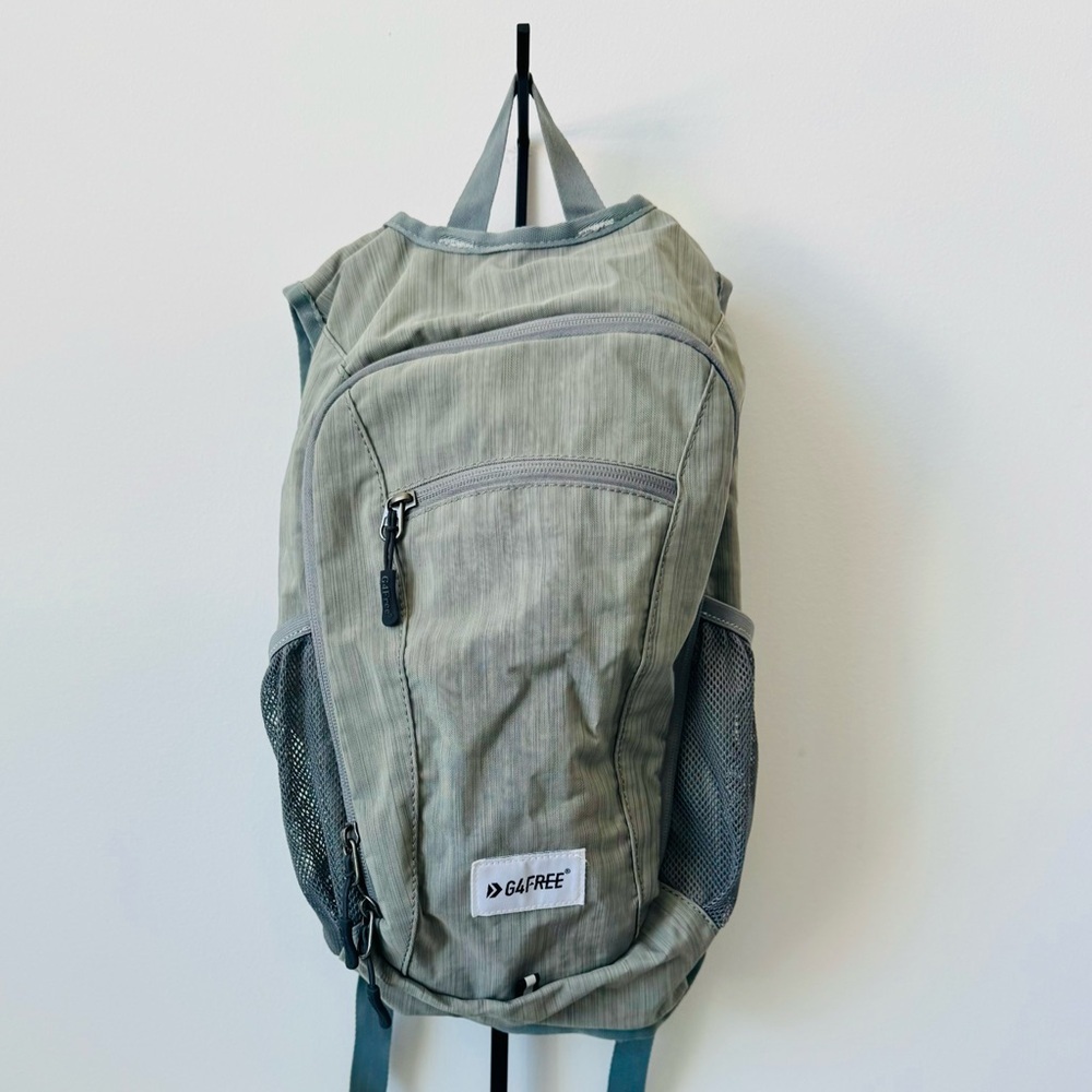 Light Gray Nylon Everyday Backpack 🩶
